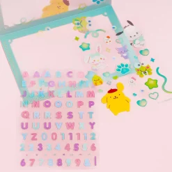 Sanrio Characters Customized Mini Clear File & Sticker Set - Mint