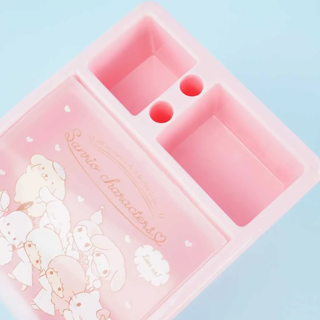 Sanrio Characters Dessert 2-Drawer Clear Chest Box