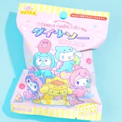 Sanrio Characters Dino Friends Bath Ball - Grape
