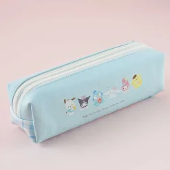 Sanrio Characters Double Zipper Slim Pen Pouch