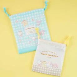 Sanrio Characters Drawstring Pouch Set