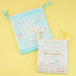 Sanrio Characters Drawstring Pouch Set