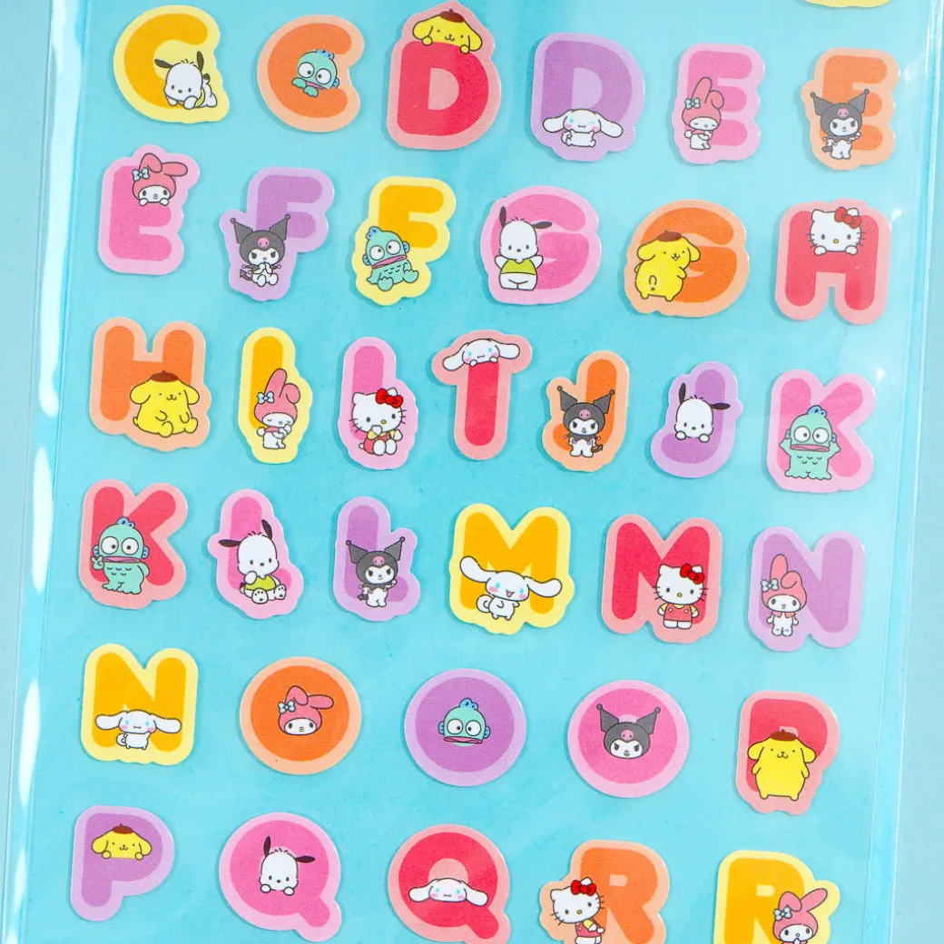 Sanrio Characters English Alphabet Stickers