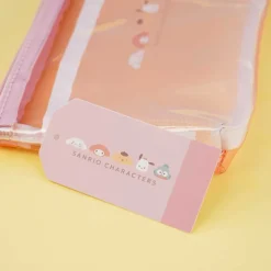 Sanrio Characters Faces Flat Pencil Case