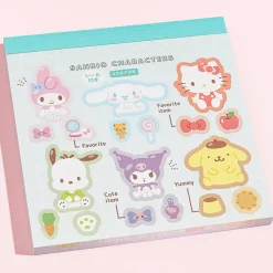 Sanrio Characters Fave Sticker Memo Pad