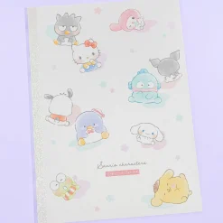 Sanrio Characters Flowery Playtime Notebook