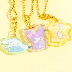 Sanrio Characters Fluffy Onesie Magnetic Charm Set