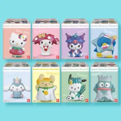 Sanrio Characters Friends 3 Figure With Gum