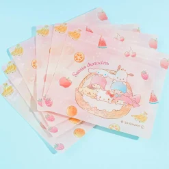 Sanrio Characters Fruit Mix A7 Zip Bag Set - 6 pcs