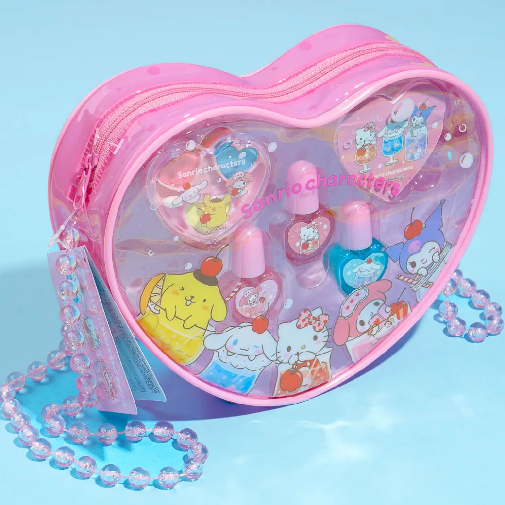Sanrio Characters Fruit Soda Makeup Set With Bag