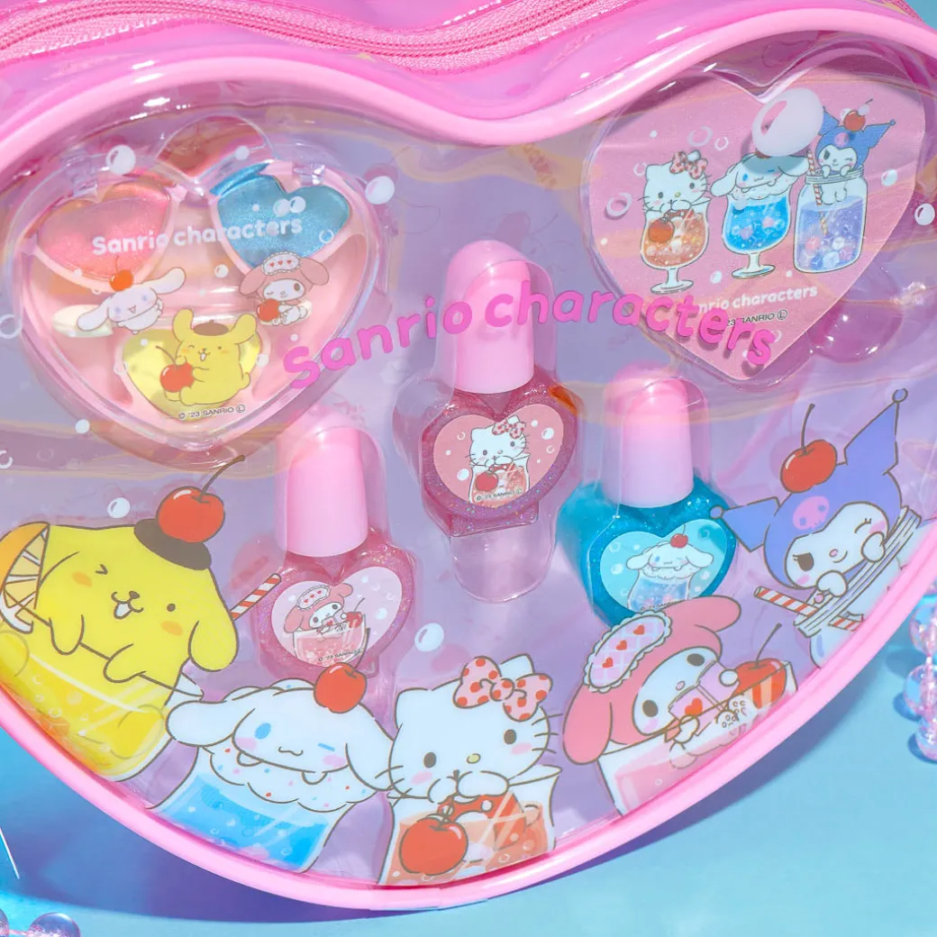 Sanrio Characters Fruit Soda Makeup Set With Bag