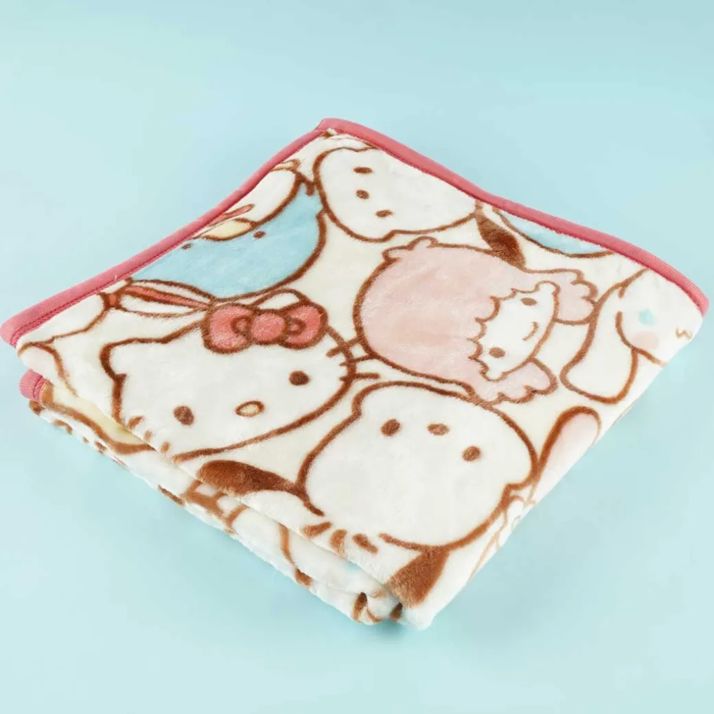 Sanrio Characters Fun Faces Long Blanket
