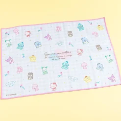 Sanrio Characters Gingham Wide Lunch Cloth