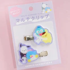 Sanrio Characters Glittery Multi Purpose Metal Clip Set
