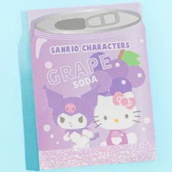 Sanrio Characters Happy Drink Mini Memo - Grape