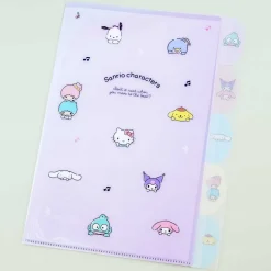 Sanrio Characters Happy Music Time Multi-Slot A4 File Folder