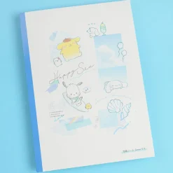 Sanrio Characters Happy Sea Grid Notebook