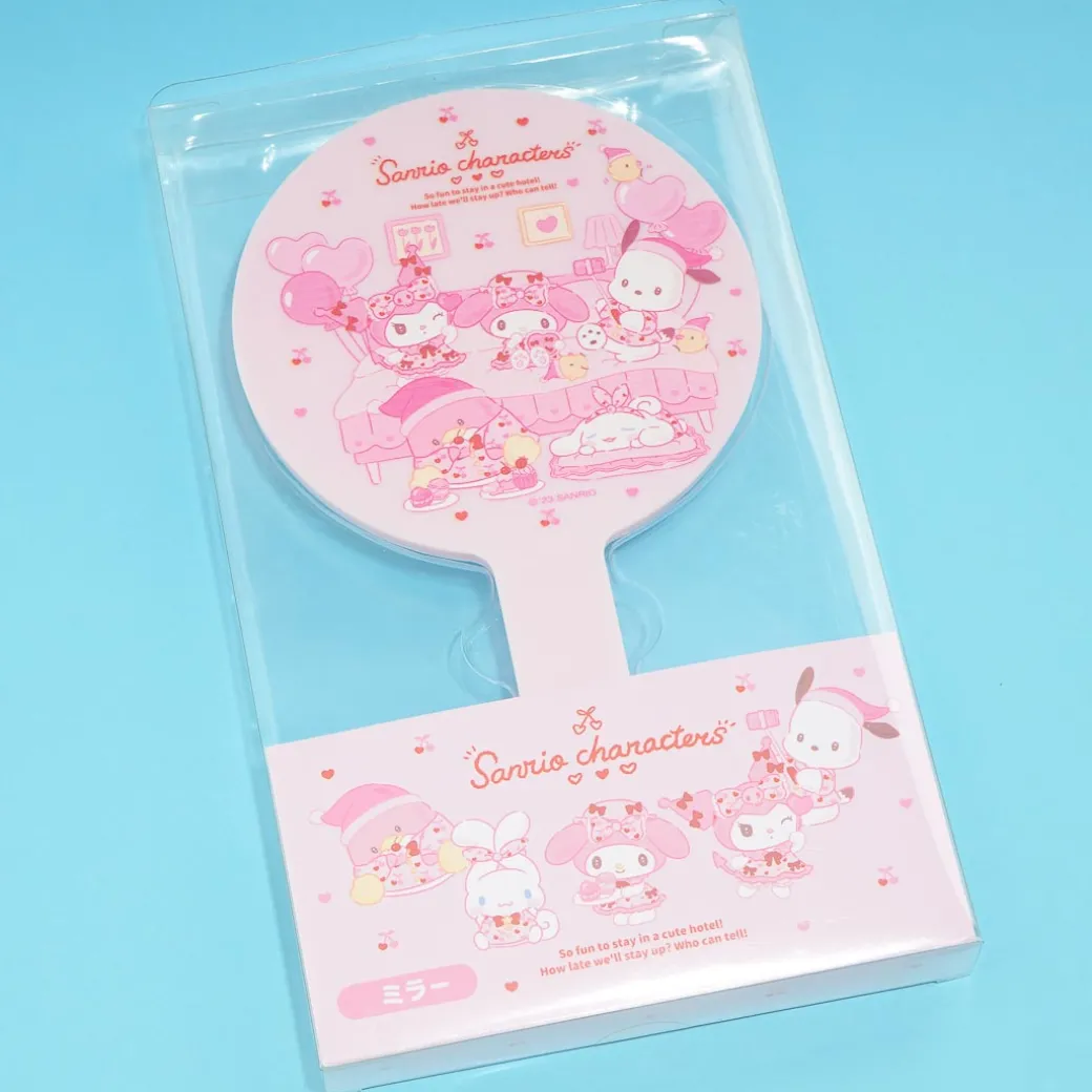 Sanrio Characters Heartful Hotel Handheld Mirror