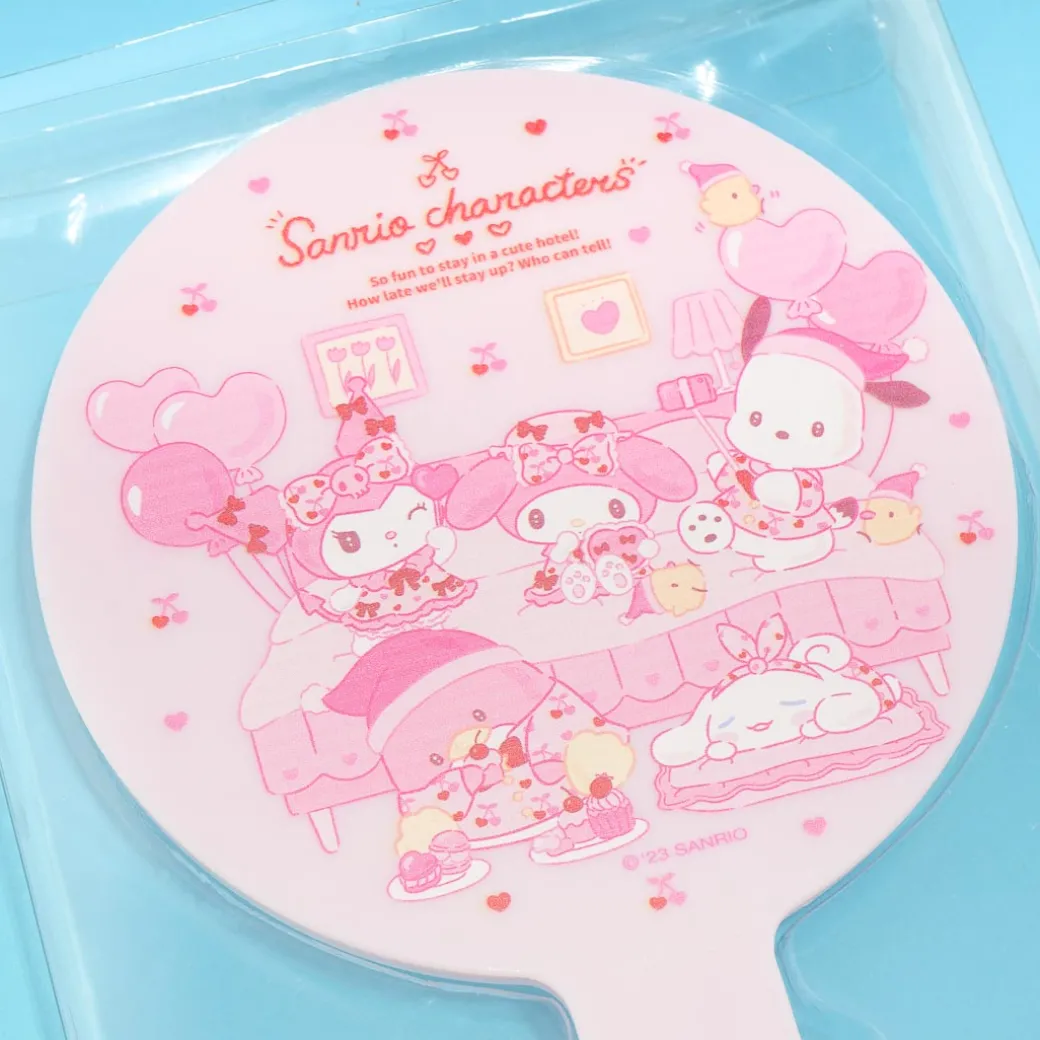 Sanrio Characters Heartful Hotel Handheld Mirror