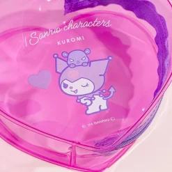 Sanrio Characters Heart-Shaped Pouch - Kuromi