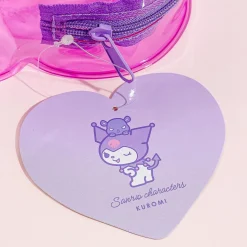 Sanrio Characters Heart-Shaped Pouch - Kuromi