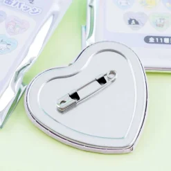 Sanrio Characters Heart-Shaped Trading Can Badge