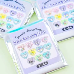 Sanrio Characters Heart-Shaped Trading Can Badge