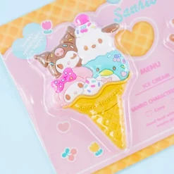 Sanrio Characters Ice Cream Parlor Magnet Set - 2 pcs