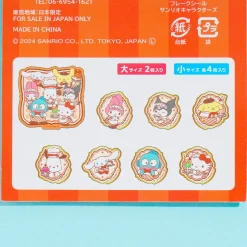 Sanrio Characters Kawaii Cafe Flake Stickers