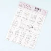 Sanrio Characters Kitchen & Daily Necessities Index Sticker Sheet
