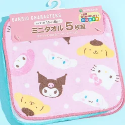 Sanrio Characters Kyunto Desserts Mini Towel Set - 5 pcs
