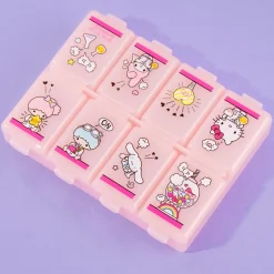 Sanrio Characters Lab Pill Case - 8 Sections