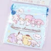 Sanrio Characters Line Up Drawstring Bag