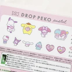 Sanrio Characters Lovely Drop Peko Pastel Stickers