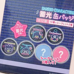 Sanrio Characters Luminous Button Badge