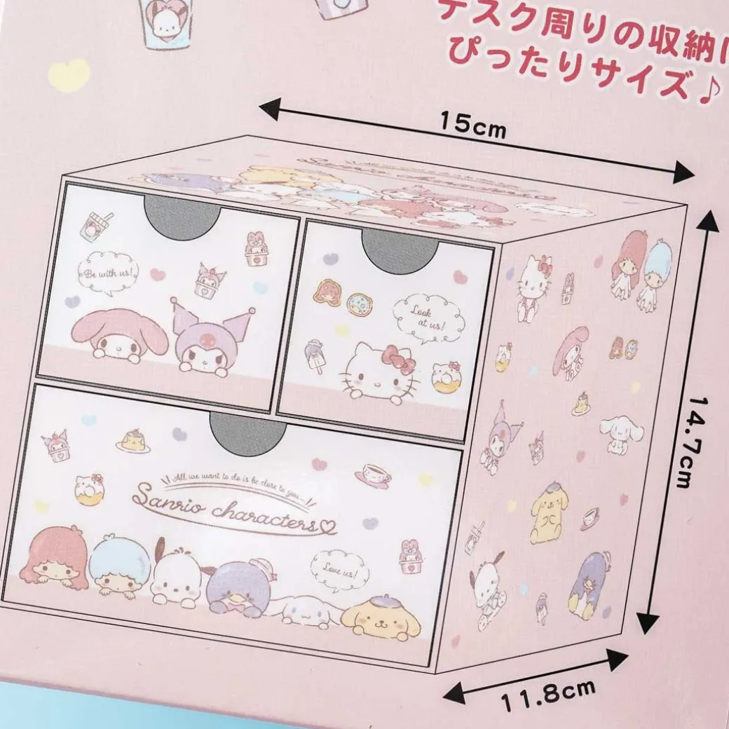 Sanrio Characters Multi-Drawer Storage Box