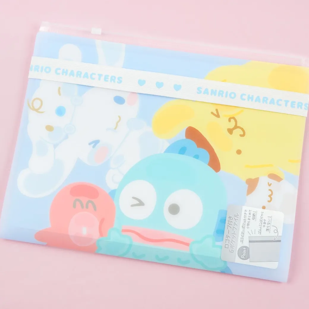 Sanrio Characters Multi-Pocket A4 Folder With Elastic Band