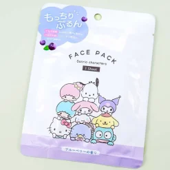 Sanrio Characters Nokkari Face Pack Sheet Mask