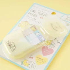 Sanrio Characters One-Touch Fusen Sticky Notes With Case