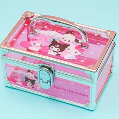 Sanrio Characters Pink Love Clear Vanity Case