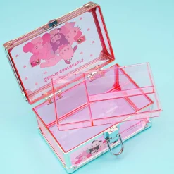 Sanrio Characters Pink Love Clear Vanity Case