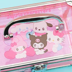 Sanrio Characters Pink Love Clear Vanity Case