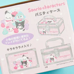 Sanrio Characters Pink Love Clear Vanity Case