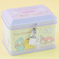Sanrio Characters Playtime Can Bank With Lock