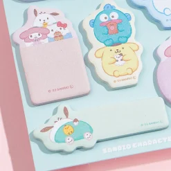 Sanrio Characters Puffy Sticky Notes Set