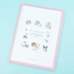 Sanrio Characters Rest Day Multi-Pocket A4 File Folder