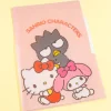 Sanrio Characters Retro Friends Multi-Slot A4 File Folder