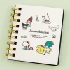 Sanrio Characters Retro Sticky Notes Set