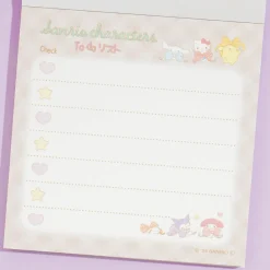 Sanrio Characters Ribbon To-Do List Memo Pad