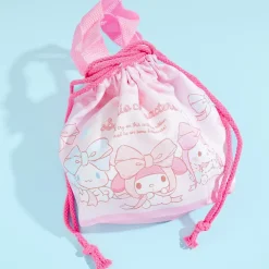 Sanrio Characters Ribbons Drawstring Handbag